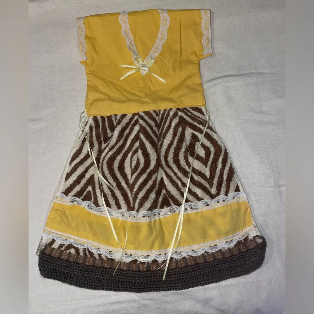 NEW HAND TOWEL GIRL’S DRESS DESIGN HANDMADE